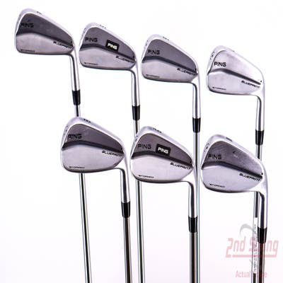 Ping Blueprint Iron Set 4-PW Project X Rifle 5.5 Steel Regular Right Handed Black Dot 38.25in
