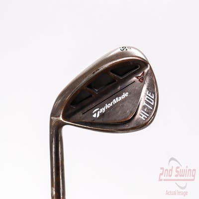 TaylorMade HI-TOE RAW Wedge Sand SW 56° 10 Deg Bounce Stock Steel Shaft Steel Wedge Flex Left Handed 32.5in