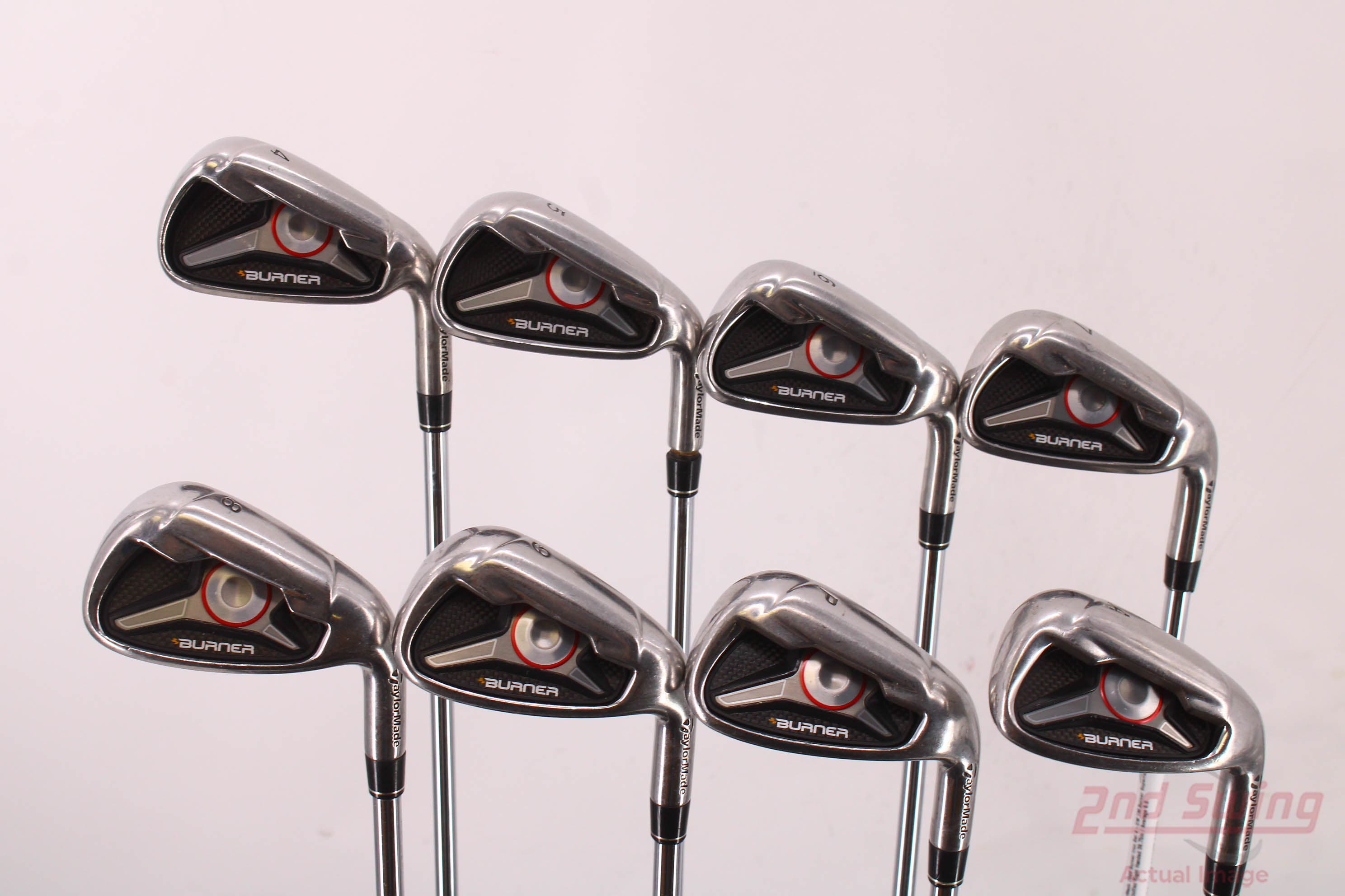 TaylorMade 2009 Burner Iron Set 4-GW TM Burner Superfast 85 Steel ...