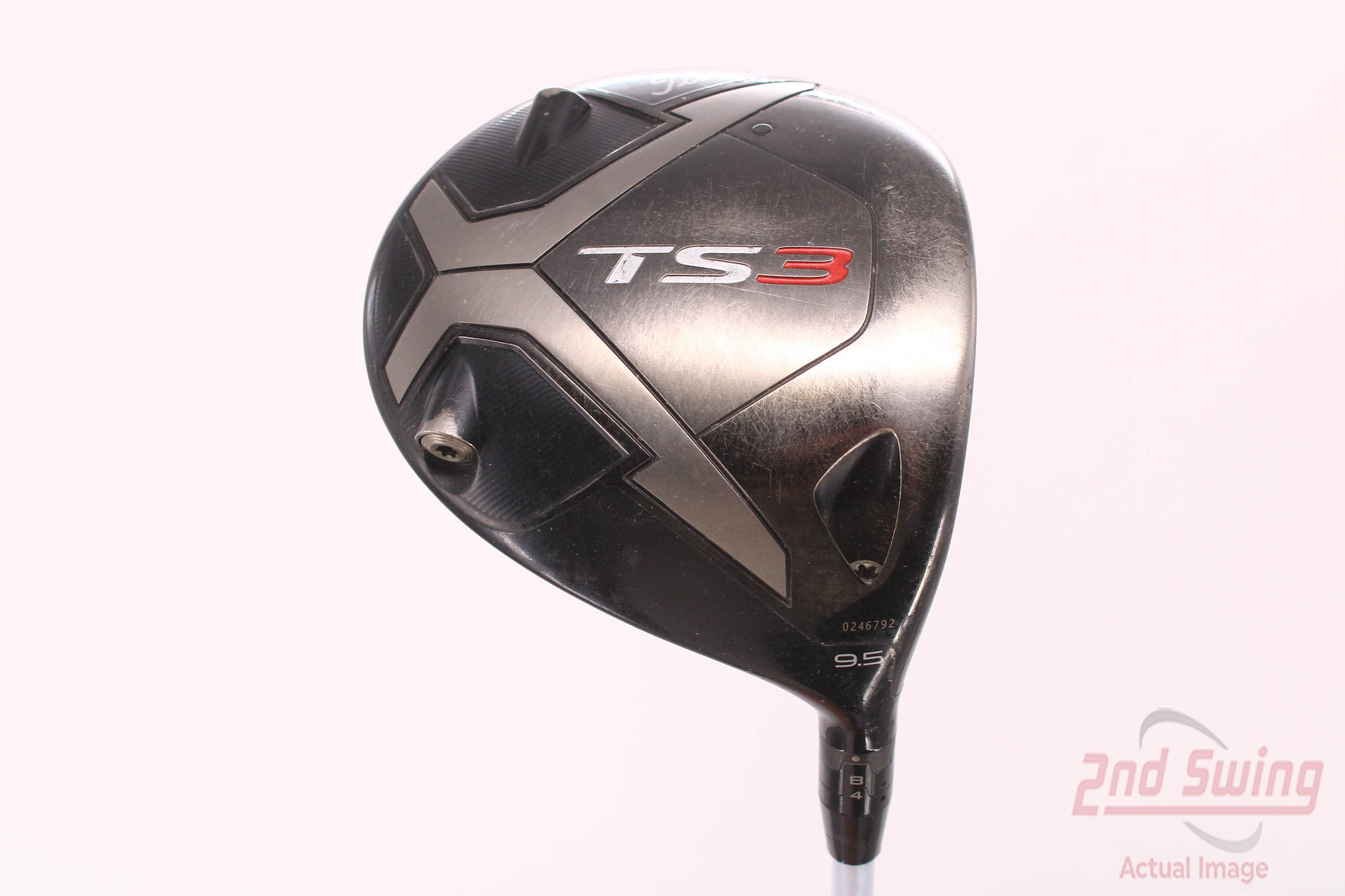 Titleist TS3 Driver 9.5° PX Even Flow T1100 White 65 Graphite Stiff Right  Handed 45.75in