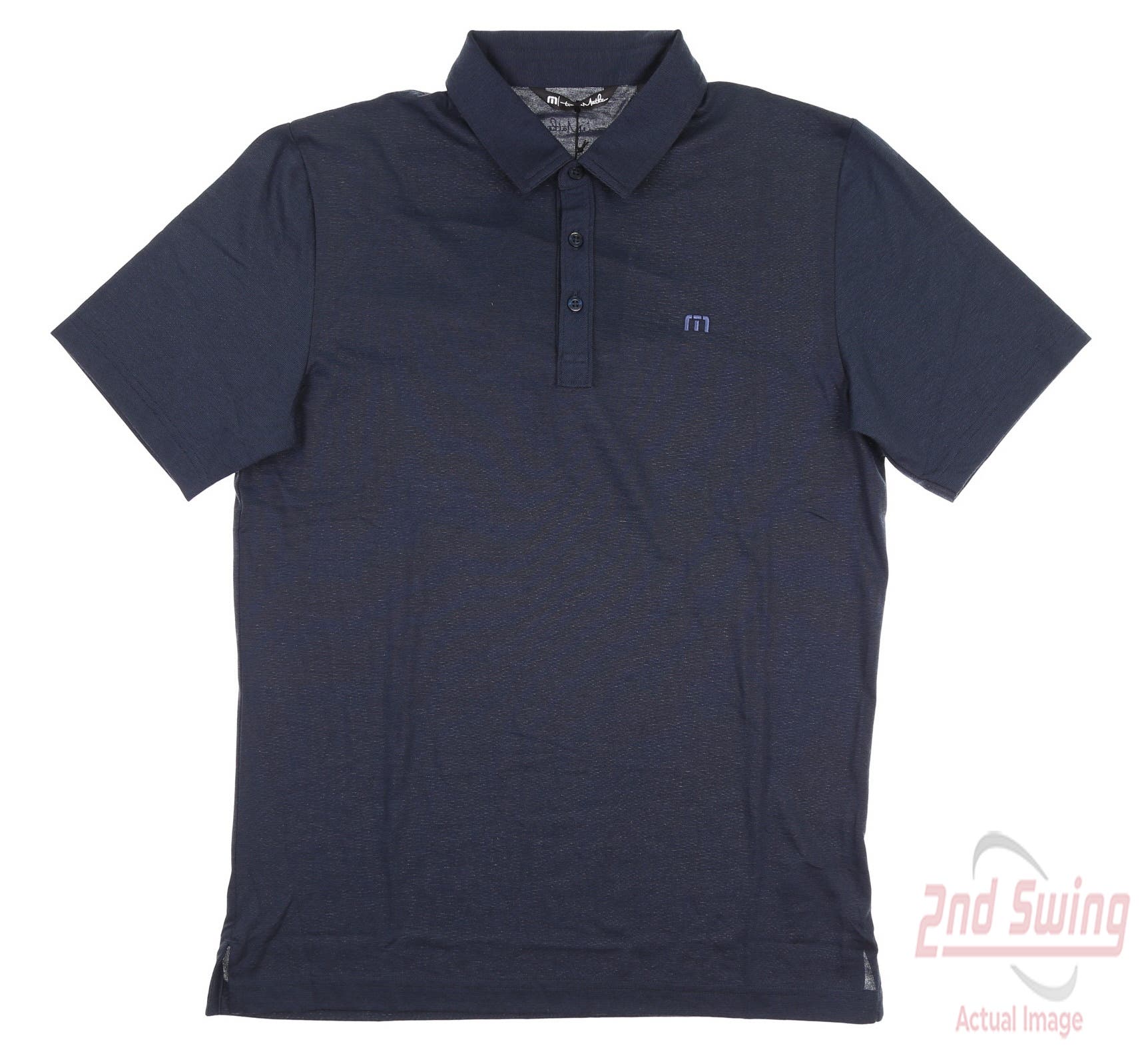 New Mens Travis Mathew The Zinna Polo X-Large XL Vintage Indigo/Black ...