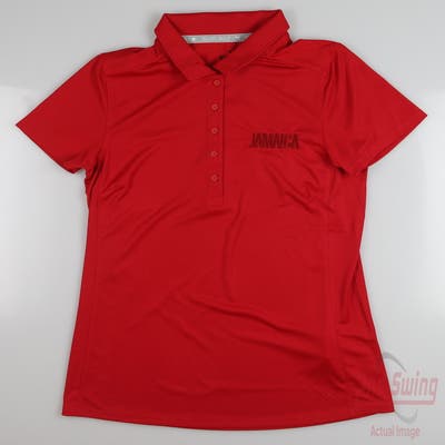 New W/ Logo Womens Puma Gamer Polo Medium M Ski Patrol MSRP $50