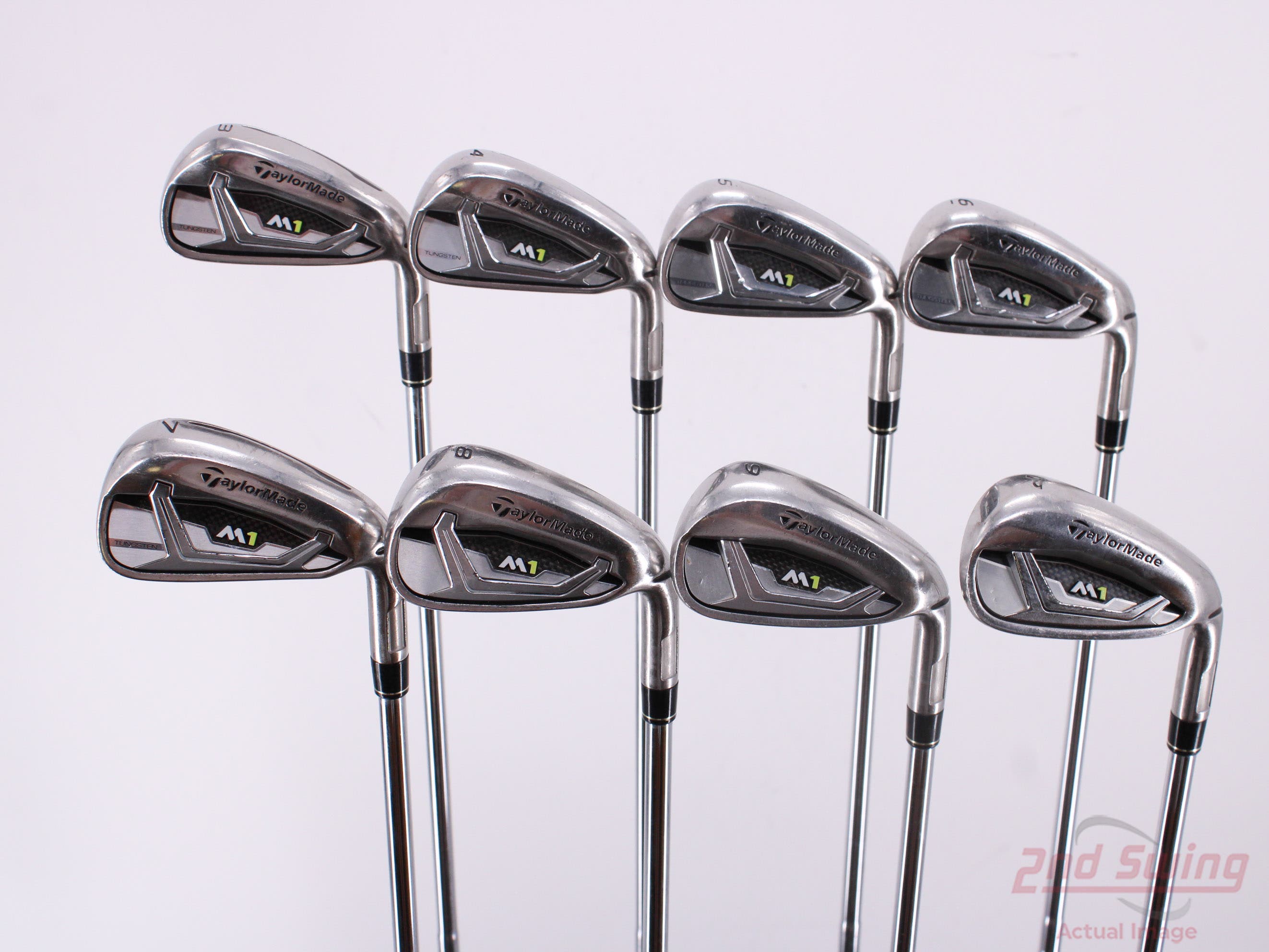 TaylorMade M1 Iron Set 3-PW FST KBS 90 Steel Regular Right Handed 39 ...