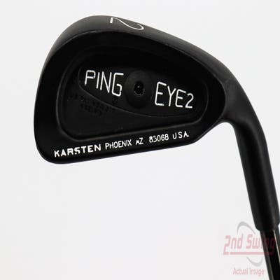 Refurbished Ping Eye 2 Single Iron 2 Iron Stock Steel Shaft Steel Stiff Right Handed Black Dot 40.0in