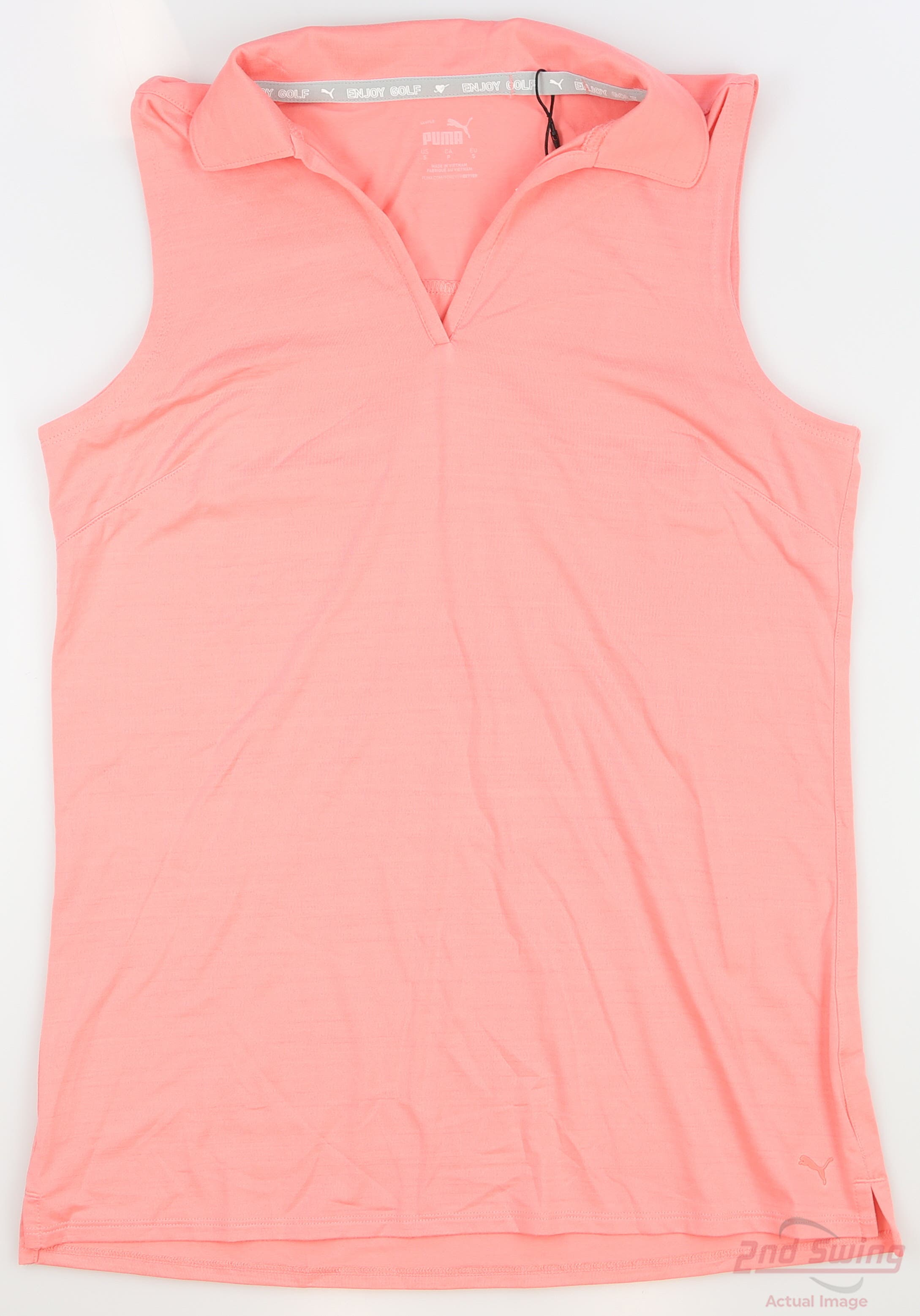 Puma women's clearance sleeveless golf shirts