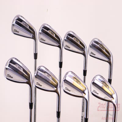 Mint Titleist 2021 T100 Iron Set 4-PW GW True Temper AMT White S300 Steel Stiff Right Handed 38.0in