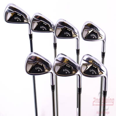 Callaway Apex DCB 21 Iron Set 5-PW AW Callaway RCH 65i Graphite Senior Right Handed 38.5in