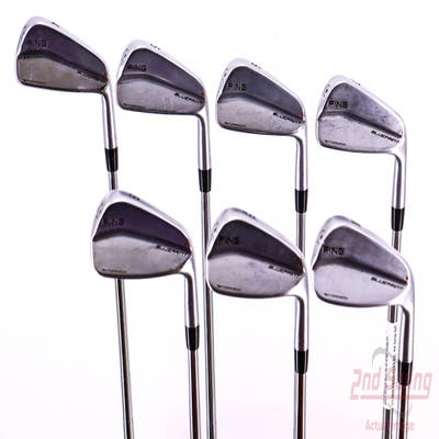 Ping Blueprint Iron Set 4-PW True Temper Dynamic Gold 120 Steel X-Stiff Right Handed Red dot 38.25in