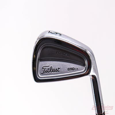 Titleist 690 CB Forged Single Iron 6 Iron Stock Steel Shaft Steel X-Stiff Right Handed 38.0in