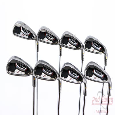 Ping G20 Iron Set 4-PW GW Ping CFS Steel Stiff Right Handed Yellow Dot 38.0in