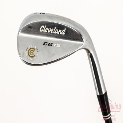 Cleveland CG15 Satin Chrome Wedge Sand SW 56° 10 Deg Bounce Stock Graphite Shaft Graphite Wedge Flex Right Handed 34.25in