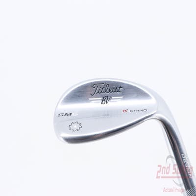 Titleist Vokey SM6 Tour Chrome Wedge Lob LW 58° 12 Deg Bounce K Grind Nippon 950GH Steel Stiff Right Handed 35.0in