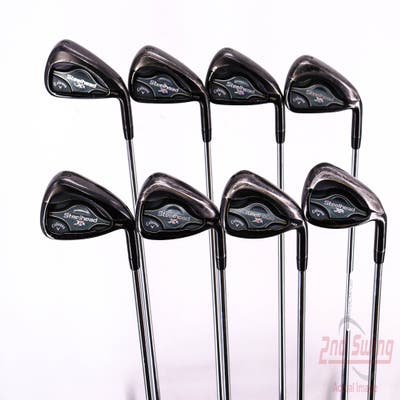 Callaway Steelhead XR Pro Iron Set 4-PW AW True Temper XP 105 ST15 S300 Steel Stiff Right Handed 38.25in