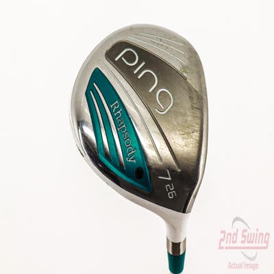 Ping 2015 Rhapsody Fairway Wood 7 Wood 7W 26° Ping ULT 220F Ultra Lite Graphite Ladies Right Handed 41.0in