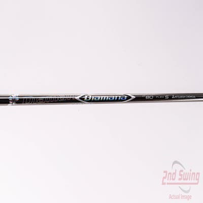 Used W/ TaylorMade RH Adapter Mitsubishi Rayon Diamana ZF-Series 80g Fairway Shaft Stiff 42.0in