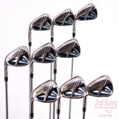 TaylorMade SIM MAX Iron Set 4-PW AW SW FST KBS MAX 85 Steel Regular Left Handed 38.75in