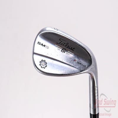 Titleist Vokey SM6 Tour Chrome Wedge Gap GW 52° 8 Deg Bounce F Grind SM6 BV Steel Wedge Flex Right Handed 35.0in