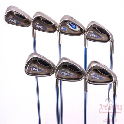 Ping G2 Ladies Iron Set 4-PW Ping TFC 100I Graphite Ladies Right Handed Orange Dot 38.5in