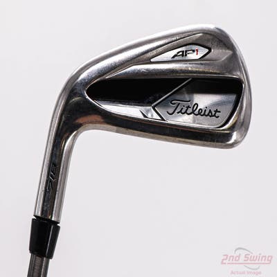 Titleist 718 AP1 Single Iron 7 Iron Aerotech SteelFiber fc90cw Graphite Regular Left Handed 37.25in