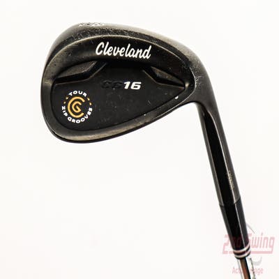 Cleveland CG16 Black Zip Groove Wedge Lob LW 58° 12 Deg Bounce Cleveland Traction Wedge Steel Wedge Flex Right Handed 35.5in