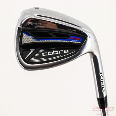 Cobra RAD Speed One Length Single Iron Pitching Wedge PW KBS Tour 110 Steel Regular Right Handed 37.75in