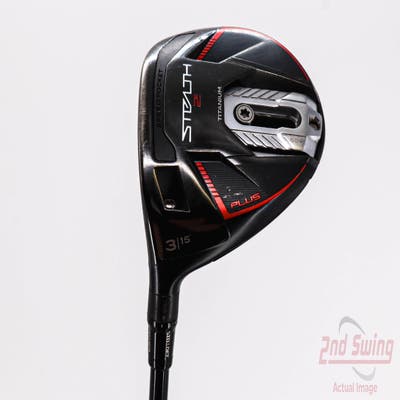 TaylorMade Stealth 2 Plus Fairway Wood 3 Wood 3W 15° Fujikura Ventus Red TR 5 Graphite Regular Left Handed 43.5in