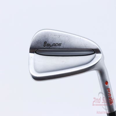 Ping iBlade Single Iron 7 Iron Aerotech SteelFiber i95 Graphite Stiff Right Handed Red dot 37.25in