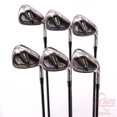TaylorMade SIM2 MAX OS Iron Set 6-PW AW FST KBS MAX Graphite 55 Graphite Senior Right Handed 37.5in