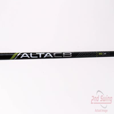 Used W/ Ping RH Adapter Ping ALTA CB 65 Black 65g Fairway Shaft Senior 40.75in