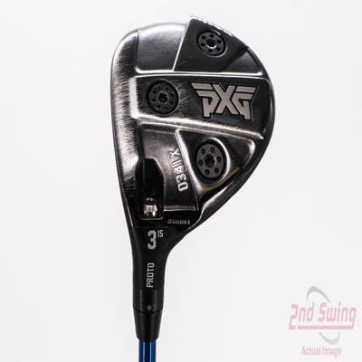 PXG 0341 X Proto Fairway Wood 3 Wood 3W 15° PX EvenFlow Riptide CB 60 Graphite Stiff Left Handed 43.25in