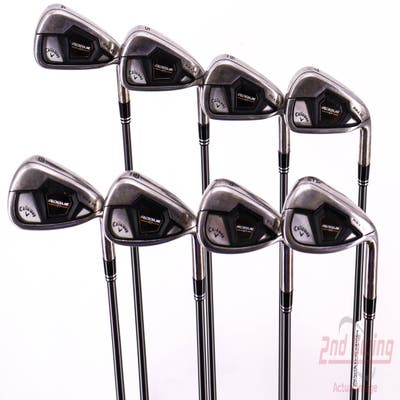 Callaway Rogue ST Max OS Iron Set 4-PW AW Aldila Synergy Blue 50 Graphite Stiff Right Handed 38.0in