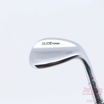 Ping Glide Forged Pro Wedge Lob LW 58° 6 Deg Bounce T Grind Stock Steel Shaft Steel Stiff Right Handed Red dot 35.25in