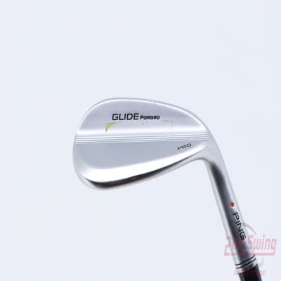 Ping Glide Forged Pro Wedge Gap GW 52° 10 Deg Bounce S Grind Stock Steel Shaft Steel Stiff Right Handed Red dot 35.5in