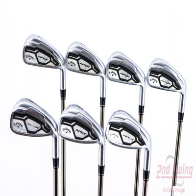 Callaway Apex CF16 Iron Set 4-PW UST Mamiya Recoil 760 ES Graphite Regular Right Handed 38.25in