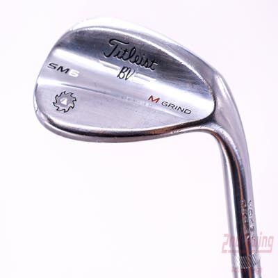 Titleist Vokey SM6 Tour Chrome Wedge Lob LW 58° 8 Deg Bounce M Grind SM6 BV Steel Wedge Flex Right Handed 35.0in