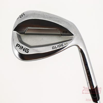 Ping Glide 3.0 Wedge Sand SW 56° 12 Deg Bounce Stock Steel Shaft Steel Stiff Right Handed Purple dot 35.25in