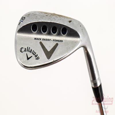 Callaway Mack Daddy Forged Chrome Wedge Lob LW 60° 8 Deg Bounce Nippon NS Pro 850GH Steel Regular Right Handed 35.0in