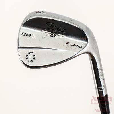 Titleist Vokey SM6 Tour Chrome Wedge Gap GW 52° 8 Deg Bounce F Grind SM6 BV Steel Wedge Flex Right Handed 35.5in