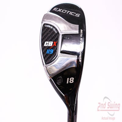 Tour Edge Exotics CBX 119 Hybrid 2 Hybrid 18° Aldila Tour Blue Graphite X-Stiff Right Handed 40.25in