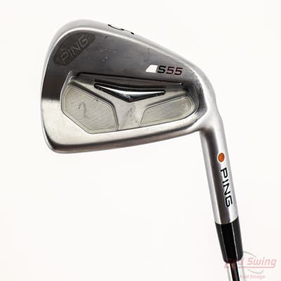 Ping S55 Single Iron 5 Iron Stock Steel Shaft Steel X-Stiff Right Handed Orange Dot 37.5in