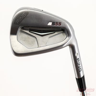 Ping S55 Single Iron 7 Iron Stock Steel Shaft Steel X-Stiff Right Handed 37.0in