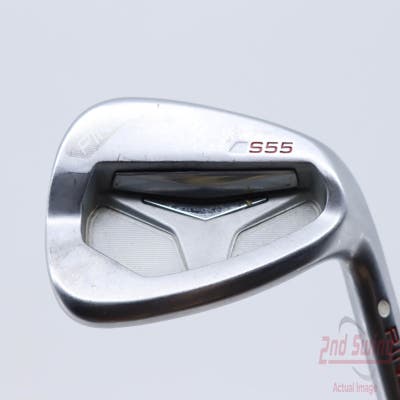 Ping S55 Single Iron Pitching Wedge PW Stock Steel Shaft Steel X-Stiff Right Handed White Dot 35.5in