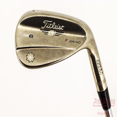 Titleist Vokey SM6 Steel Grey Wedge Gap GW 52° 8 Deg Bounce F Grind SM6 BV Steel Wedge Flex Right Handed 35.0in