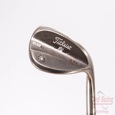 Titleist Vokey SM6 Steel Grey Wedge Lob LW 58° 10 Deg Bounce S Grind SM6 BV Steel Wedge Flex Right Handed 34.5in