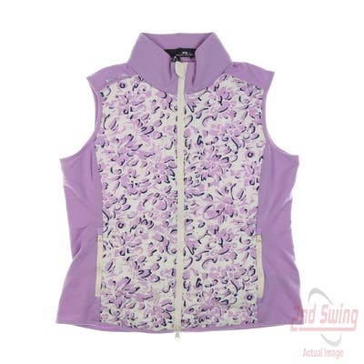 New Womens Ralph Lauren RLX Vest Medium M Purple MSRP $230