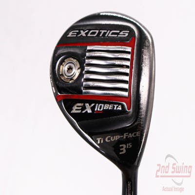 Tour Edge Exotics EX10 Beta Fairway Wood 3 Wood 3W 15° Aldila Rogue MAX Low 65 Graphite Stiff Right Handed 43.5in