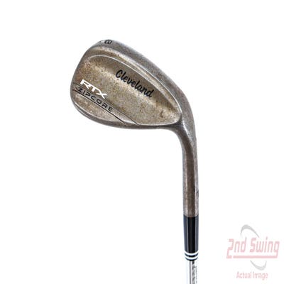 Cleveland RTX ZipCore Raw Wedge Lob LW 58° 10 Deg Bounce Dynamic Gold Spinner TI Steel Wedge Flex Right Handed 35.0in