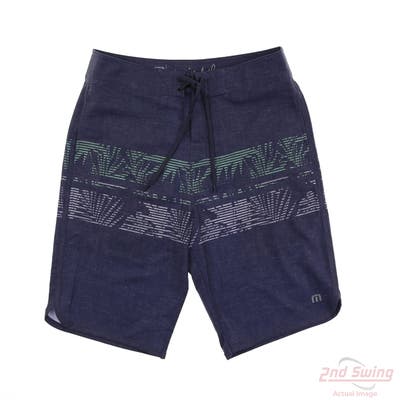 New Mens Travis Mathew Shorts 36 Navy Blue MSRP $80