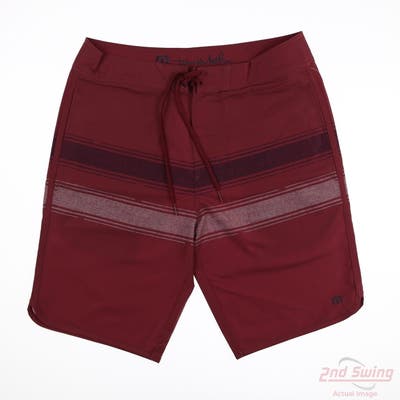 New Mens Travis Mathew Shorts 38 Red MSRP $80