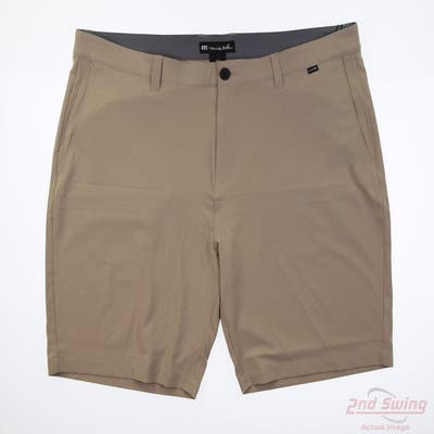 New Mens Travis Mathew Shorts 42 Tan MSRP $80